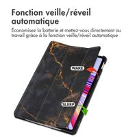 imoshion Coque tablette Design Trifold Xiaomi Redmi Pad Pro / POCO Pad - Black Marble