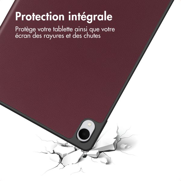 imoshion Coque tablette Trifold Samsung Galaxy Tab S11 - Bordeaux