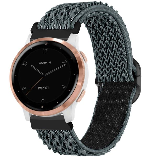 imoshion Bracelet en nylon élastique  - Connexion universelle 18 mm - Gris clair