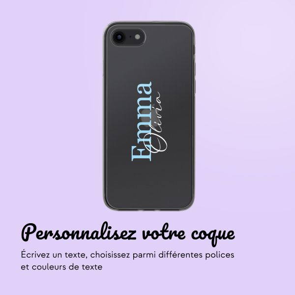 Coque avec votre propre photo et/ou texte Apple iPhone SE (2022 / 2020) / 8 / 7 - Naam