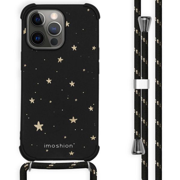 imoshion Coque Design avec cordon iPhone 13 Pro - Stars Gold