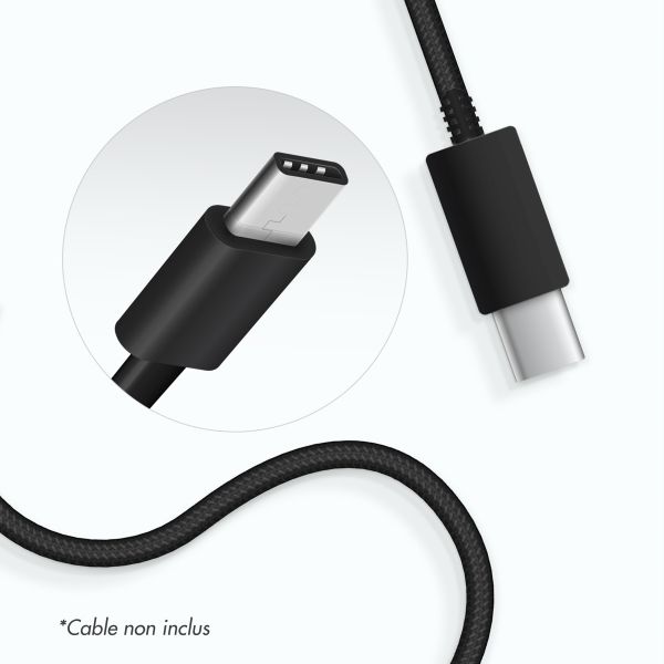 imoshion Adaptateur secteur 35 watts | Avec 2 ports USB-C - Noir