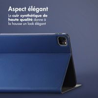 Accezz Coque tablette Classic Apple iPad Pro 11 (2022 / 2021 / 2020 / 2018) - Bleu foncé