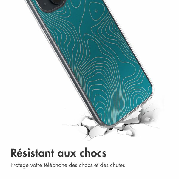 imoshion Coque Design iPhone 14 - Topo Turquoise