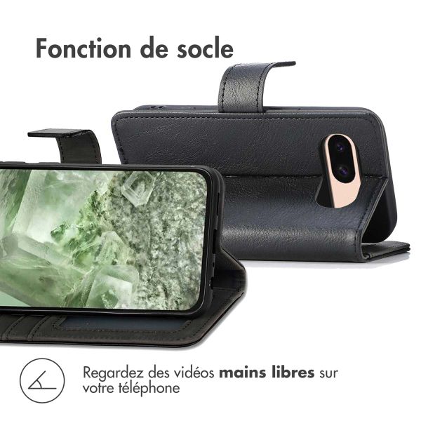 imoshion Étui de téléphone portefeuille Google Pixel 8a - Noir