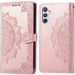 imoshion Etui de téléphone portefeuille Mandala Samsung Galaxy A56 - Rose Dorée