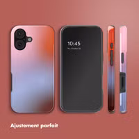 Selencia Coque arrière Vivid avec MagSafe Apple iPhone 17 - Gradient Soft Blush