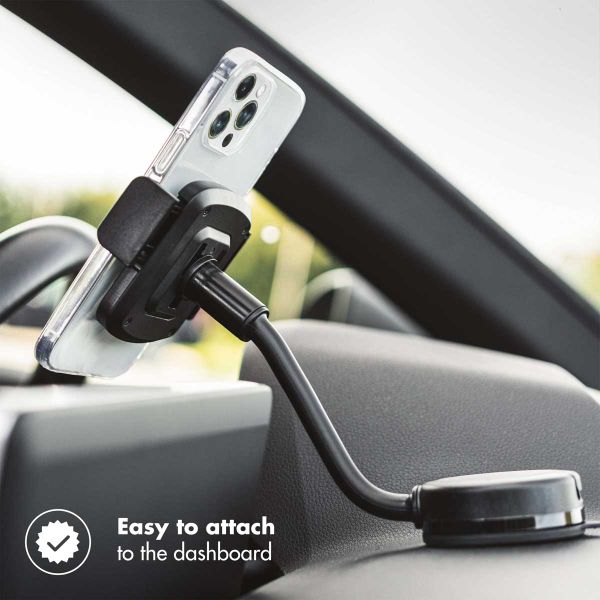 Accezz Support de téléphone pour voiture iPhone 5 / 5s - Universel - Tableau de bord - Noir