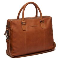 The Chesterfield Brand Sac ordinateur 15-15.6 pouces Salvador - Cuir véritable - Cognac