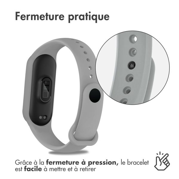 imoshion Bracelet en silicone Xiaomi Mi Band 5 / 6 - Gris