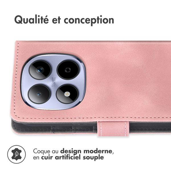 imoshion Etui de télephone portefeuille avec cordon Xiaomi Redmi Note 15 Pro Plus (5G) - Rose