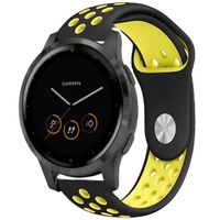 imoshion Bracelet sportif en silicone Garmin Vivoactive 4L - Noir / Jaune