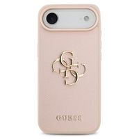 Guess Coque Big 4G Logo Grained Apple iPhone Air - Rose