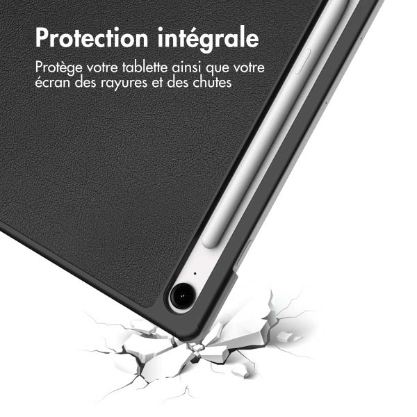 imoshion Coque tablette Trifold Samsung Galaxy Tab S10 FE Plus - Noir