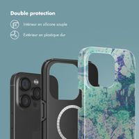 Selencia Coque arrière Vivid avec MagSafe Apple iPhone 15 Pro - Fresh Paint Green