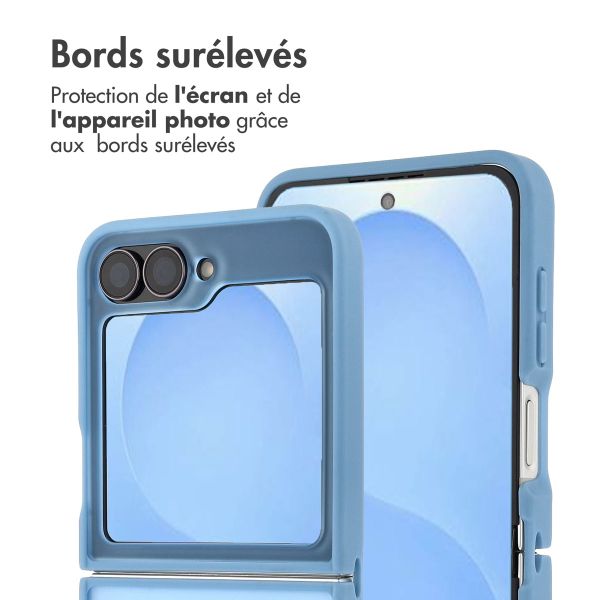 imoshion Coque Color Guard avec MagSafe Samsung Galaxy Z Flip 7 FE - Bleu clair