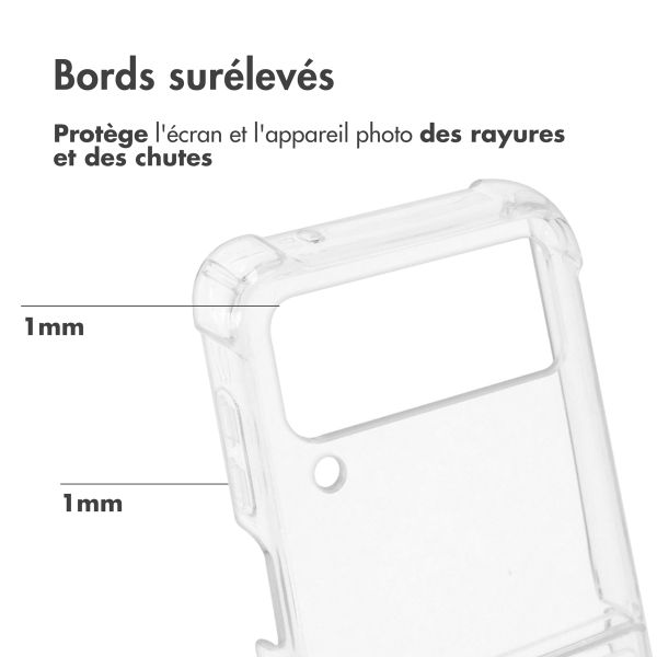 Accezz Coque Clear Samsung Galaxy Z Flip 4 - Transparent