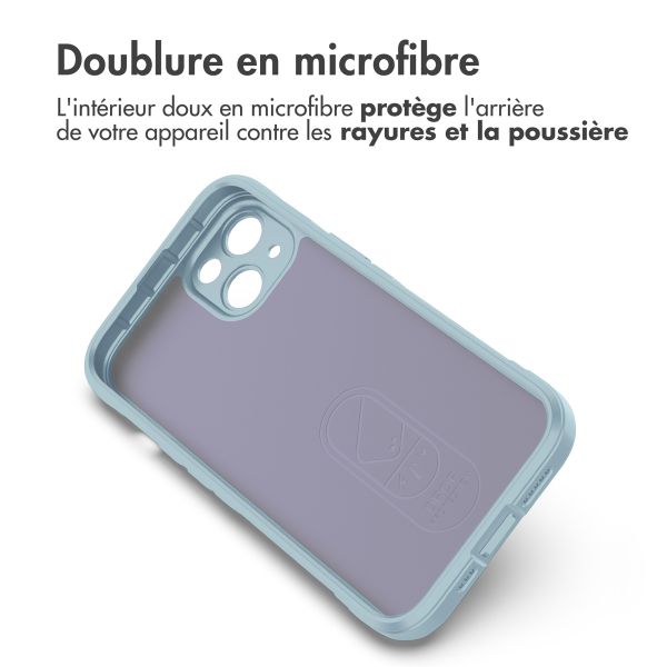 imoshion Coque arrière EasyGrip iPhone 13 - Bleu clair