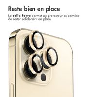 imoshion ﻿Lot de 2 protections d'objectif de caméra iPhone 14 Pro / 14 Pro Max - Dorée