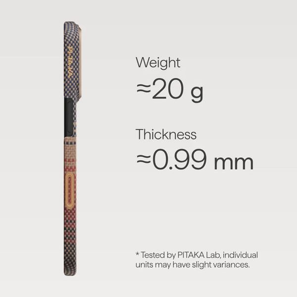 Pitaka Coque Ultra Slim Apple iPhone 17 Pro - Sunset