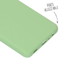 Accezz Coque Liquid Silicone Samsung Galaxy A72 - Vert