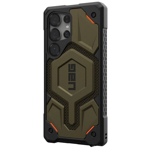 UAG Coque arrière Monarch Pro Samsung Galaxy S25 Ultra - Kevlar Element Green