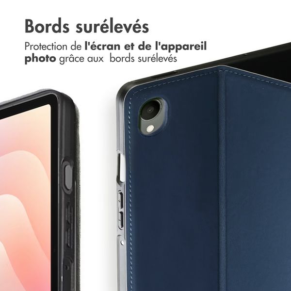 Accezz Coque tablette Classic Samsung Galaxy Tab S11 - Bleu foncé