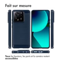 imoshion Coque Brushed Xiaomi 13T / 13T Pro - Bleu foncé