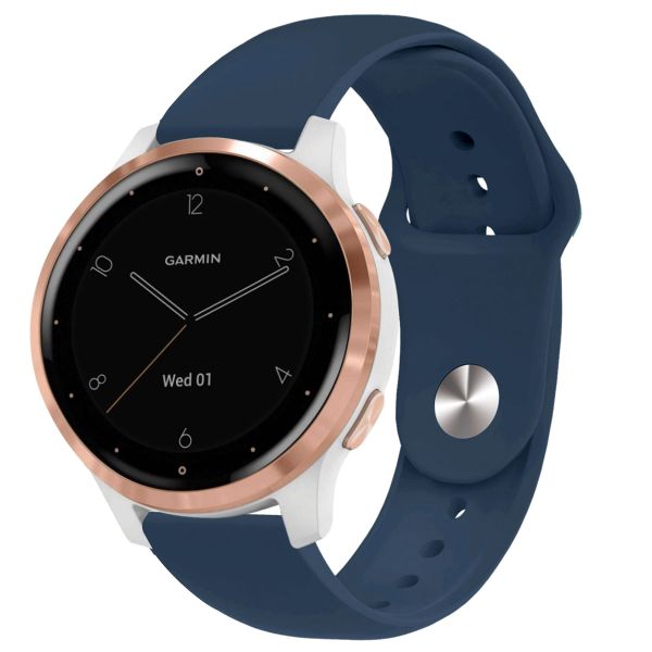 imoshion Bracelet sport en silicone  - Connexion universelle 18 mm - Bleu foncé