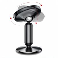 Baseus Magnetic Car Mount iPhone 12 - Support de téléphone pour voiture - Tableau de bord ou pare-brise - Magnétique - Noir