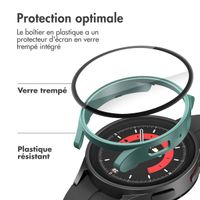 imoshion Coque rigide à couverture complète Samsung Galaxy Watch 6 - 40 mm - Vert foncé