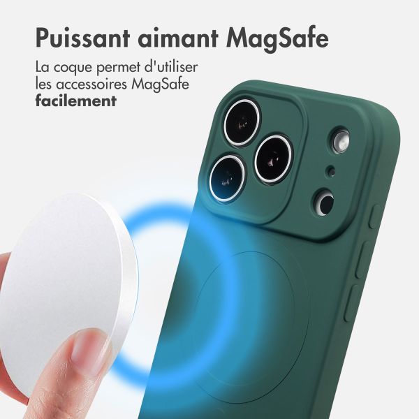 imoshion Coque Couleur avec MagSafe Apple iPhone 17 Pro - Vert foncé