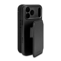 Decoded Portefeuille détachable 2 en 1 en cuir MagSafe Apple iPhone 17 Pro Max - Noir