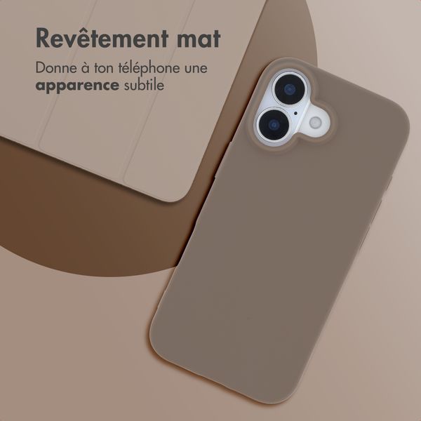 imoshion Coque Couleur Apple iPhone 17 - Marron