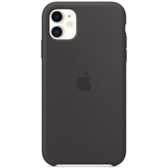 Apple Coque en silicone Apple iPhone 11 - Noir