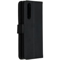 imoshion Étui de télephone portefeuille de luxe Sony Xperia 5 - Noir