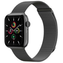 imoshion Bracelet magnétique milanais Apple Watch Series 1 - 11 / SE / Ultra (44/45/46/49 mm) - Taille M - Space Grey