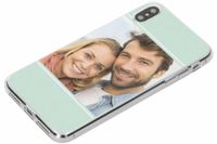 Concevez votre propre coque en gel Apple iPhone Xs Max - Transparent