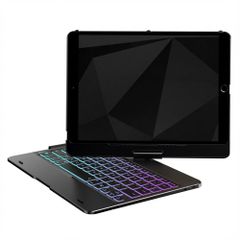 Accezz Étui de tablette Clavier QWERTY iPad 10.2 pouces (2019/2020/2021) / iPad Pro 10.5 (2017) - Noir