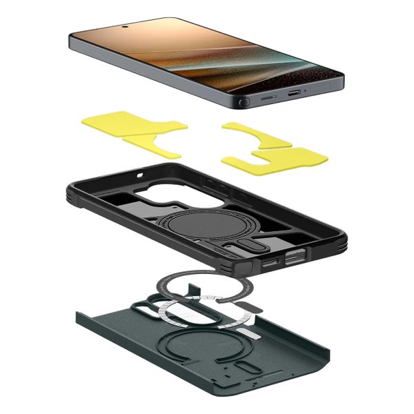Spigen Coque Tough Armor MagSafe Samsung Galaxy S26 Ultra - Abyss Green