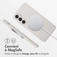 imoshion Coque Couleur avec MagSafe Samsung Galaxy S25 FE - Beige