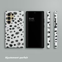 Selencia Coque arrière Vivid Samsung Galaxy S24 Ultra - Trendy Leopard