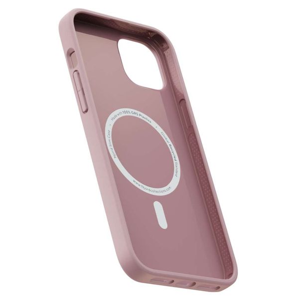 Njorð Collections Coque Slim MagSafe iPhone 15 Plus - Pink Blush