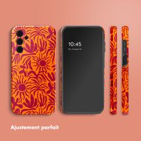 Selencia Coque arrière Vivid Tough Samsung Galaxy A15 - Tropical Vibes Apricot