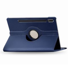 imoshion Coque tablette rotatif à 360° Galaxy Tab S8 Plus / S7 Plus / S7 FE 5G - Bleu