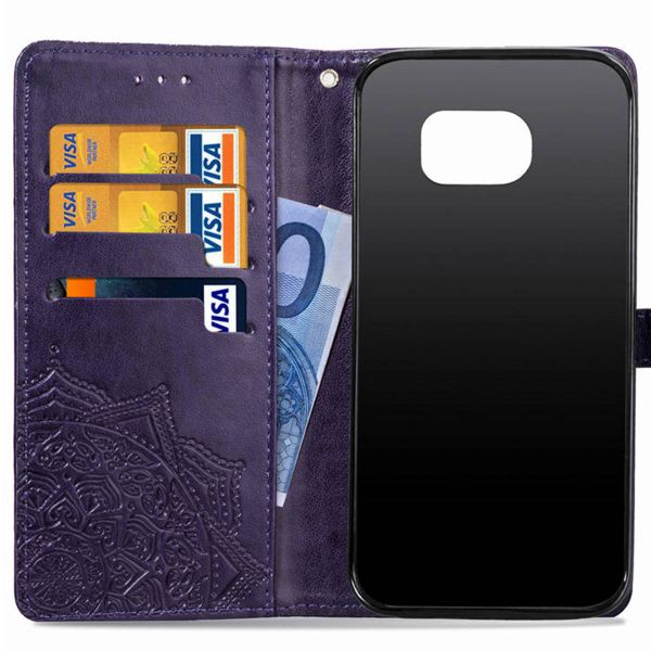 imoshion Etui de télephone Mandala Samsung Galaxy S7 - Violet