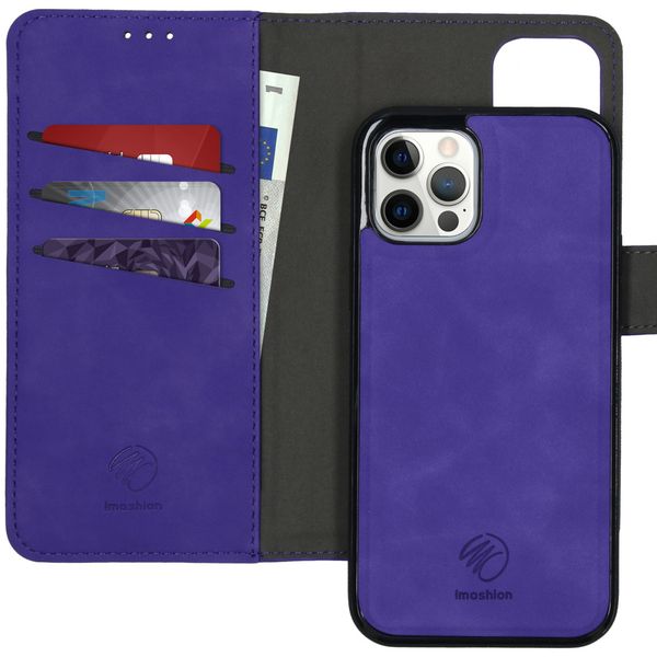 imoshion Etui de téléphone 2-en-1 amovible iPhone 12 (Pro) - Lila