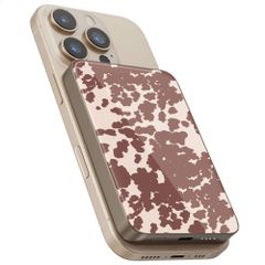 Selencia Powerbank Vivid 5 000 mAh - MagSafe et Qi - Desert Gold / Country Moo'd