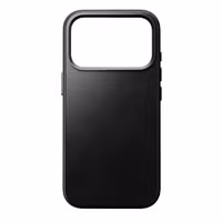 Nomad Coque arrière traditionnelle en cuir Horween avec MagSafe Apple iPhone 17 Pro - Noir