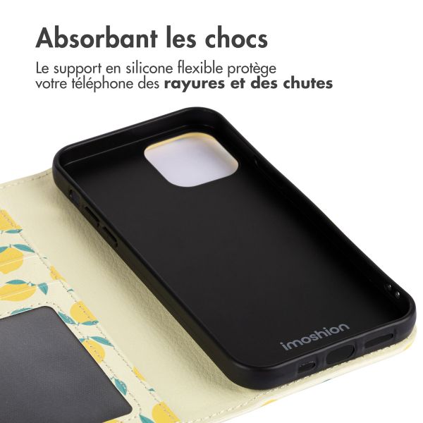 imoshion Étui de téléphone portefeuille Design iPhone 12 (Pro) - Citrus Dream